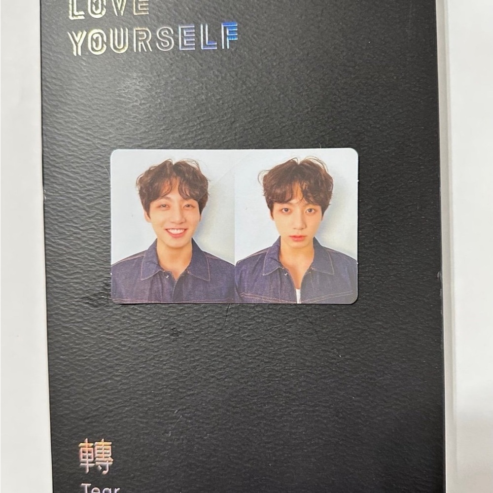 BTS Love yourself tear album with jungkook photocard